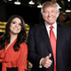 Trump with Saturday Night Live's Cecily Strong